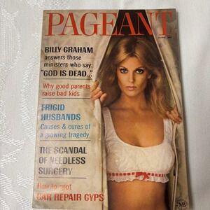 Vintage Pageant Magazine June 1966 Sean Connery James Bond Truman Capote